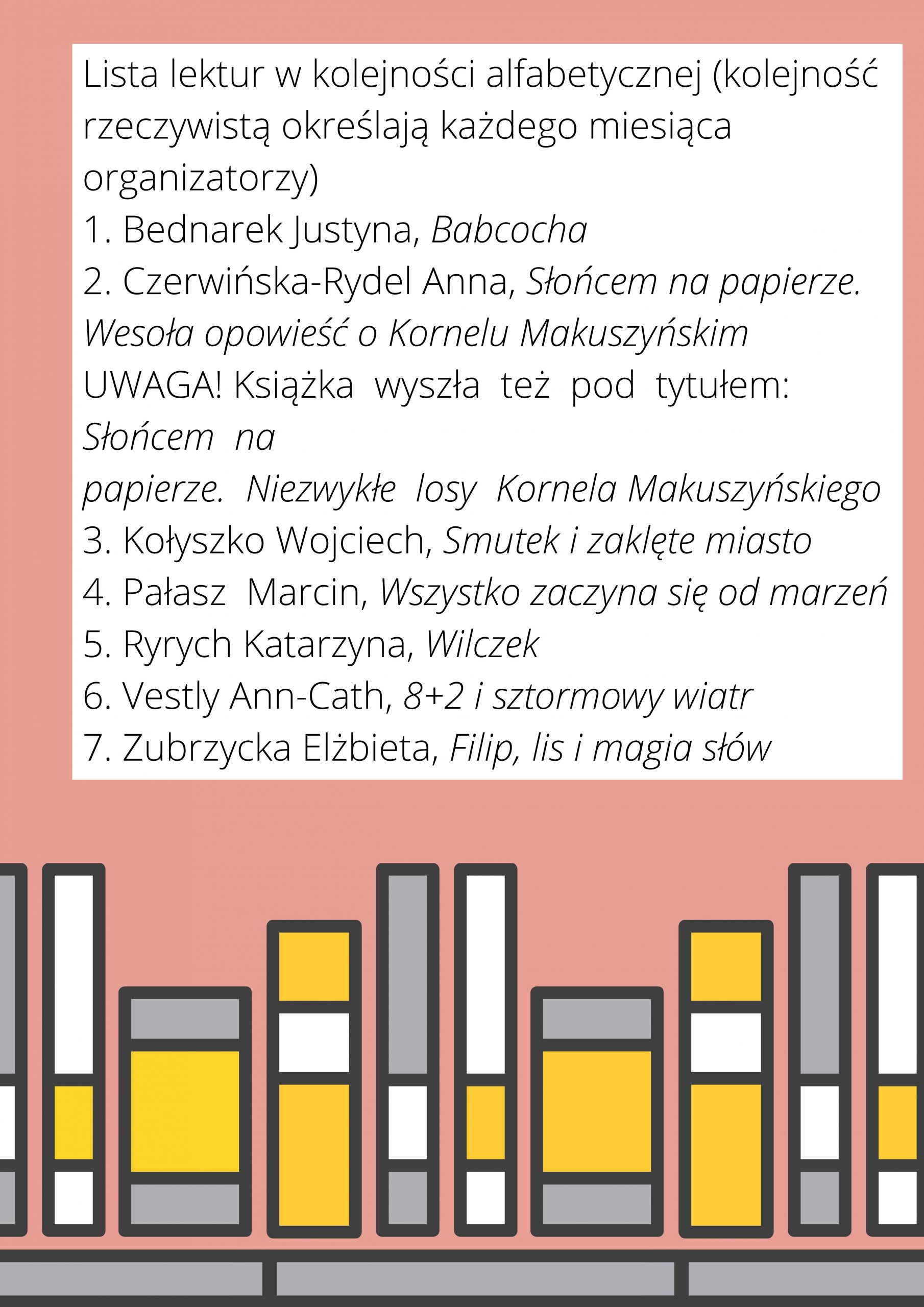 Maraton Czytelniczy 2015 16 Lektury Wielki Maraton Czytelniczy – Szkoła Podstawowa